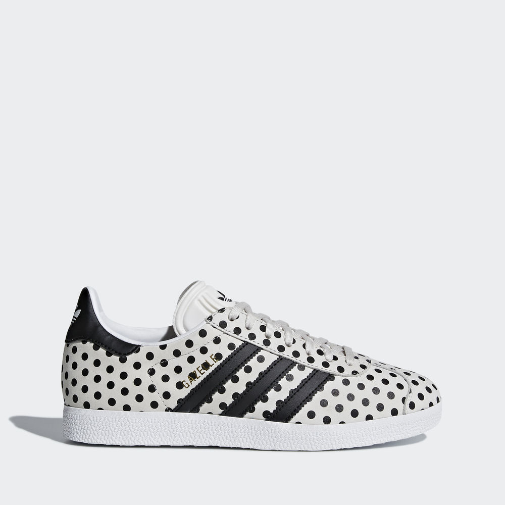 Adidas Gazelle - Originals γυναικεια - Ασπρα/Μαυρα/Ασπρα,Μέγεθος: EU 36 – 54 2/3 (617QAHLW)